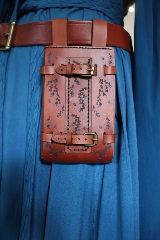 Book Holster with belt loops for Ren Faire, LARP, Cosplay