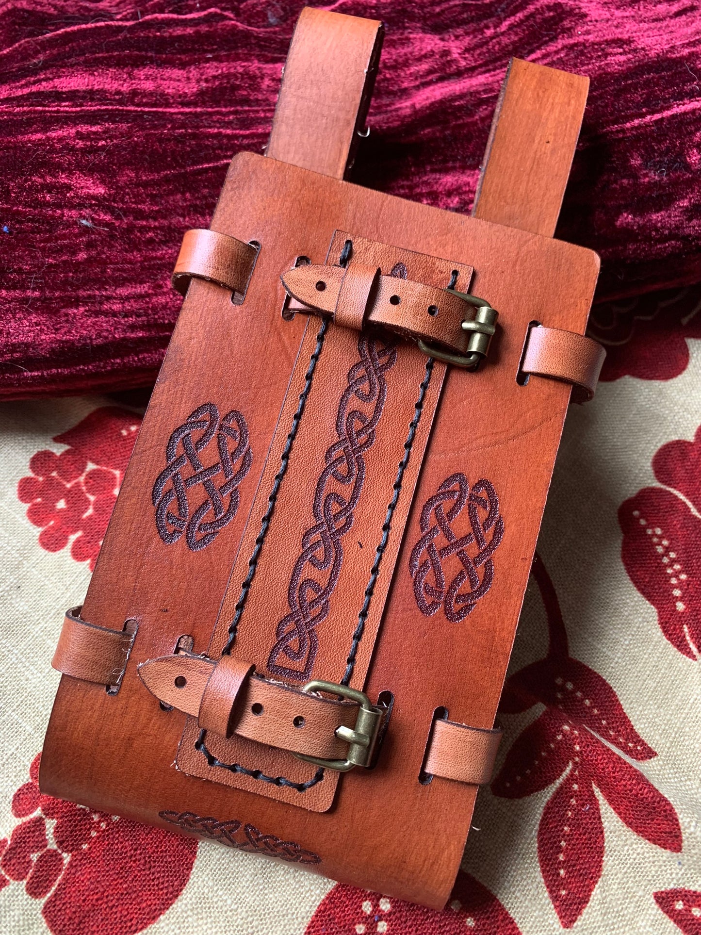 Book Holster with belt loops for Ren Faire, LARP, Cosplay