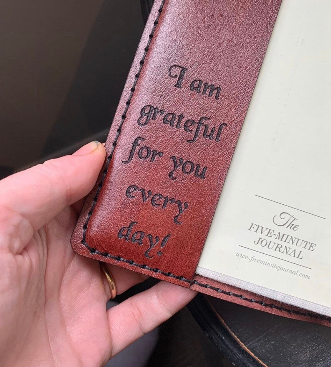 Customizable Anotomical Heart Leather Journal Cover