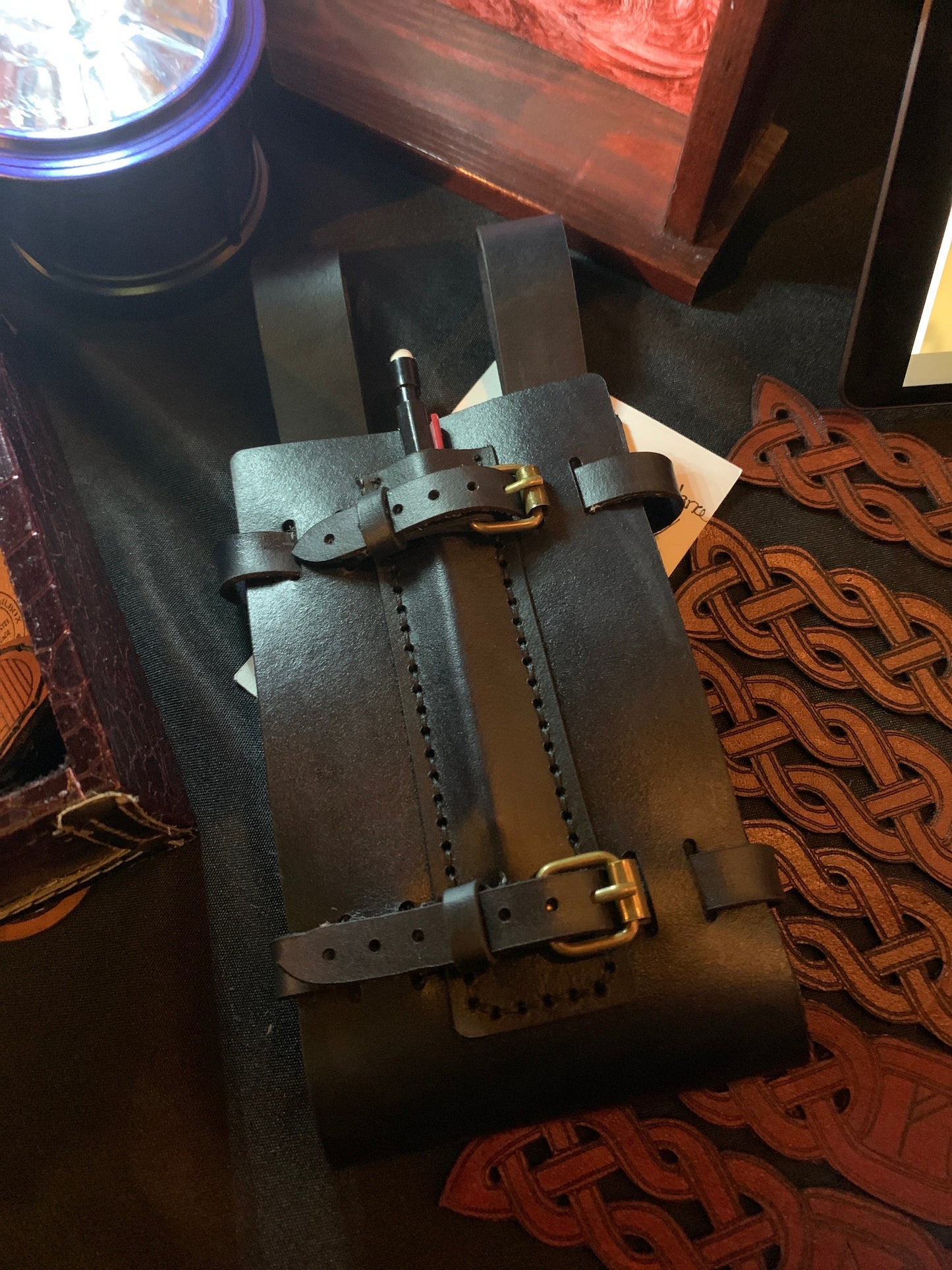 Book Holster with belt loops for Ren Faire, LARP, Cosplay