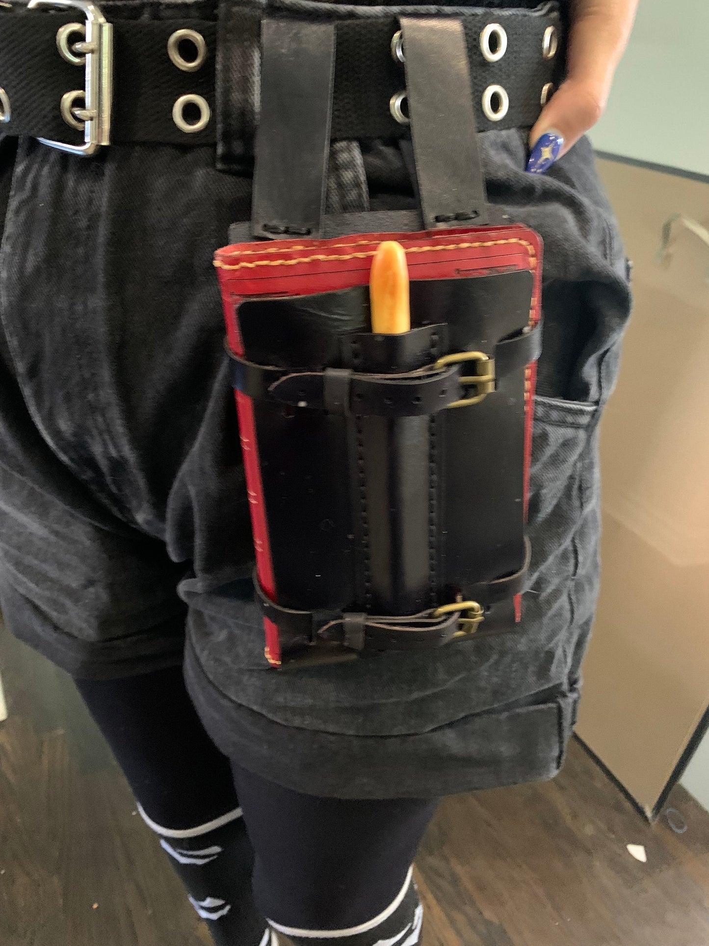 Book Holster with belt loops for Ren Faire, LARP, Cosplay