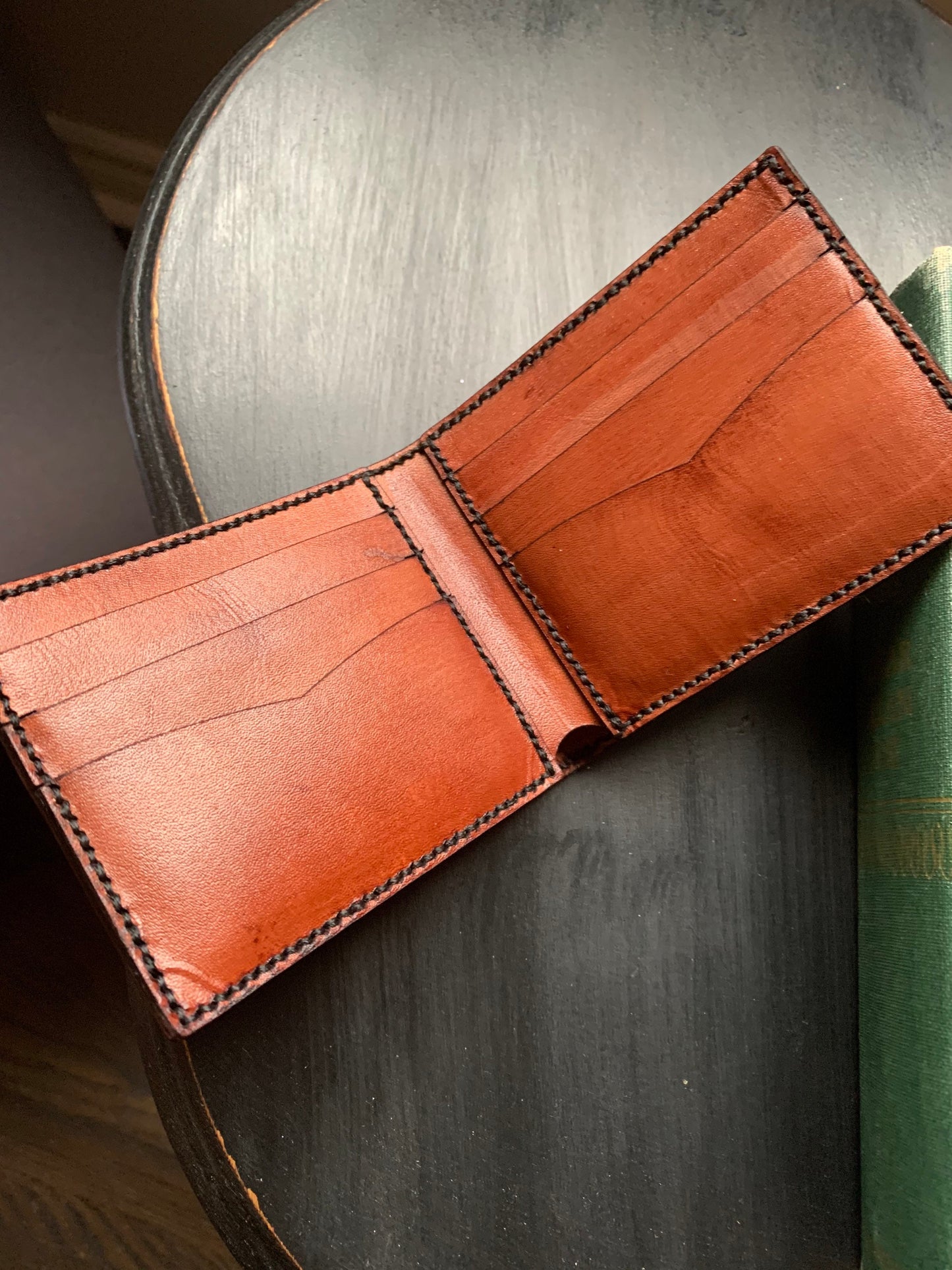 Custom Leather Wallet, Personalized Gift for Him/Men/Husband/Boyfriend/Dad/Anniversary/Fathers Day/Graduation/Birthday/Son