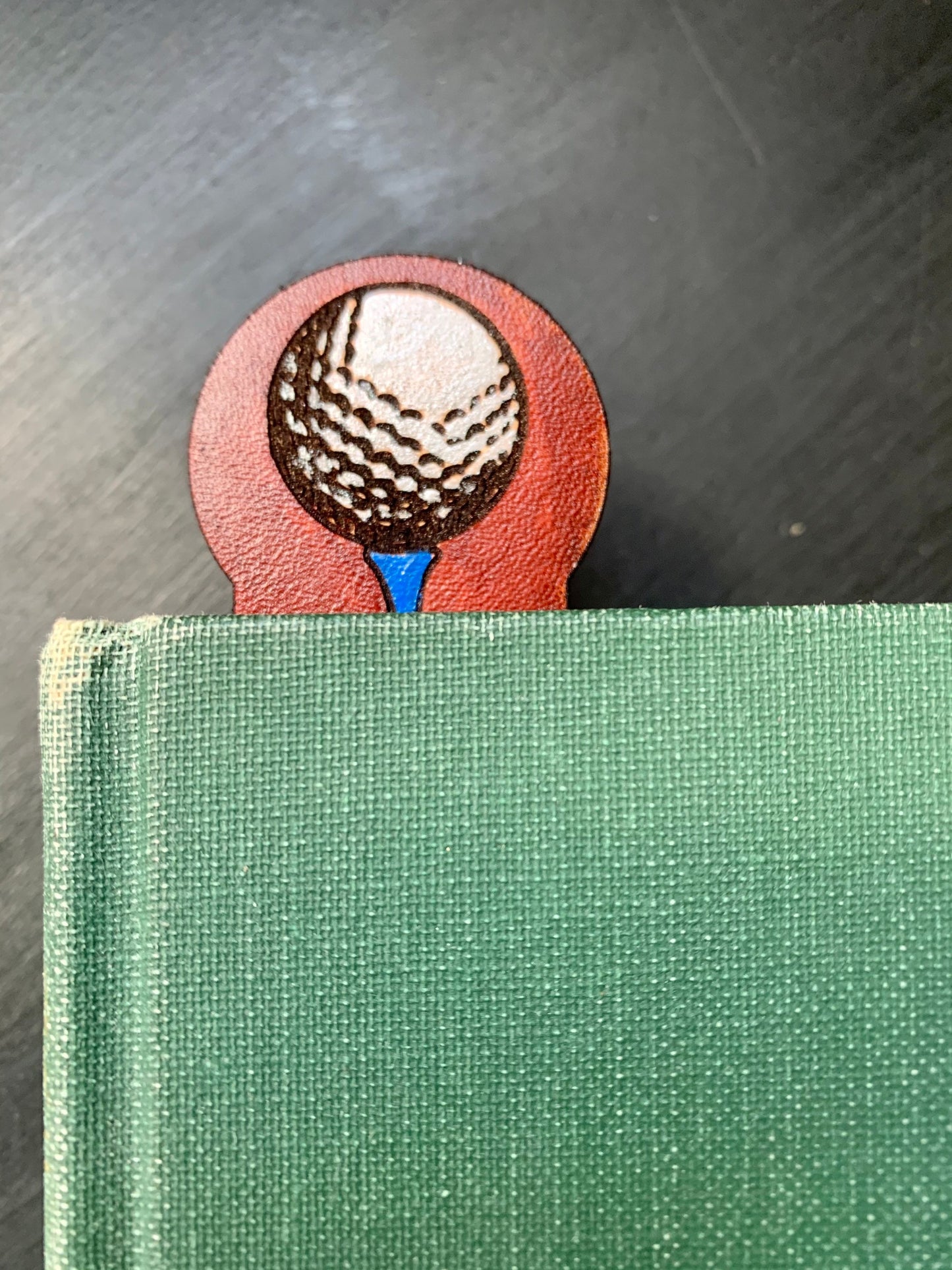 Father’s Day Leather Bookmark with Custom Text