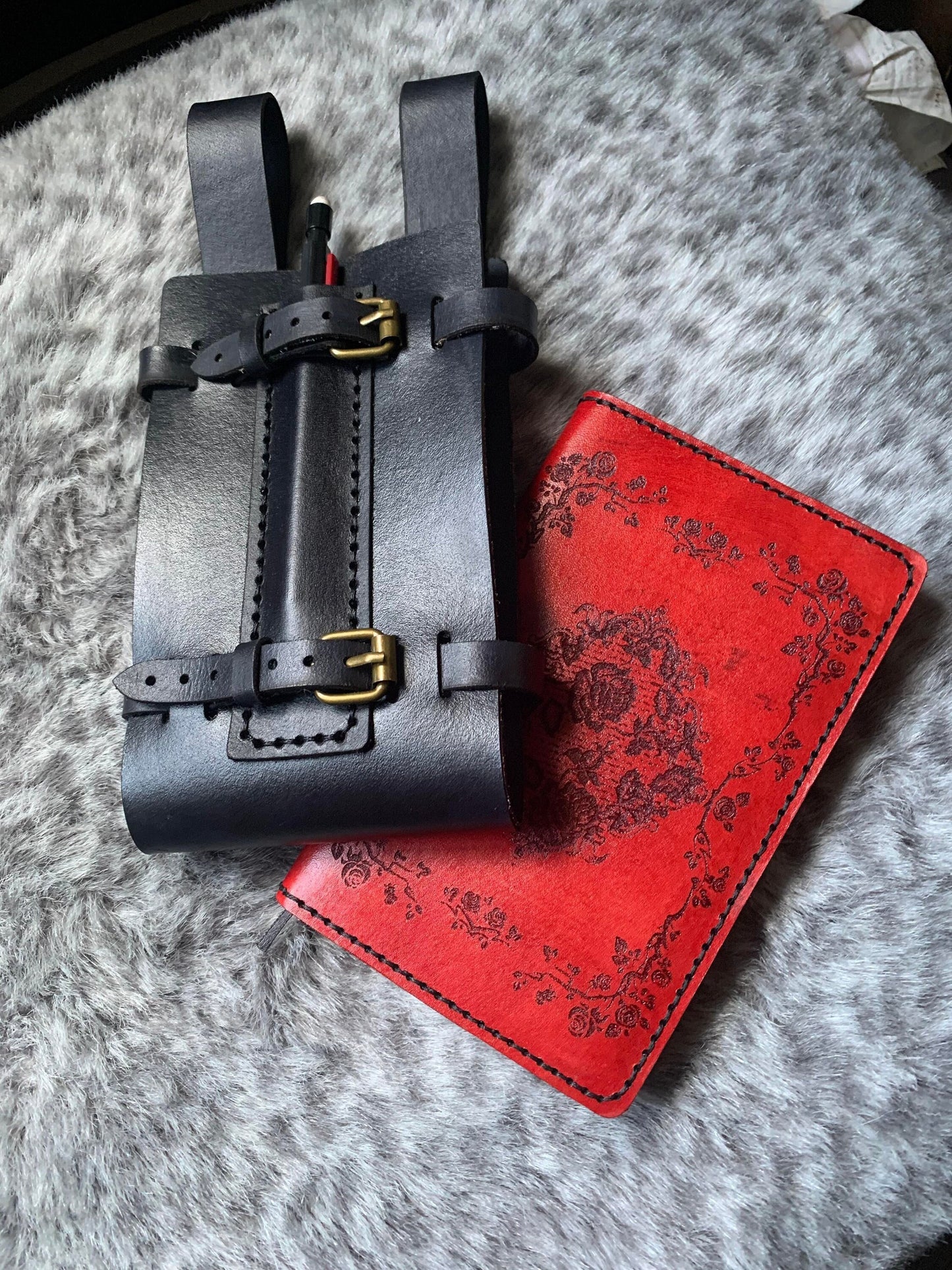 Book Holster and Journal Cover bundle for Ren Faire, LARP, Cosplay